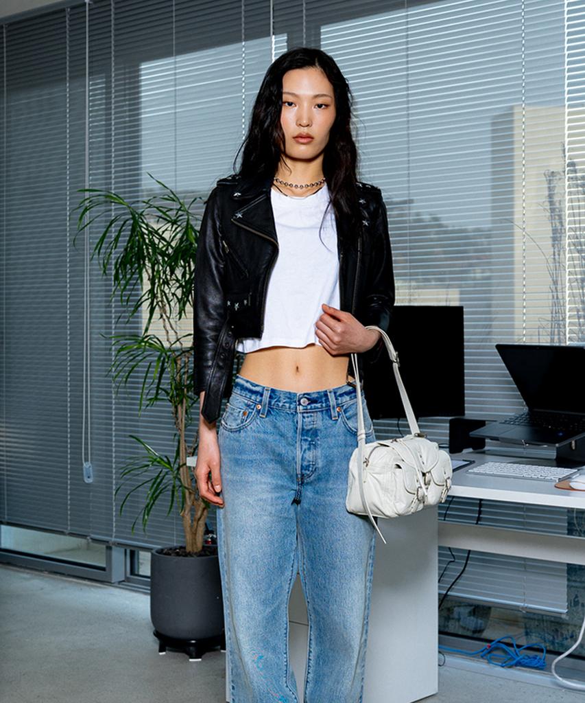 Debbyoung Biker Bag Small [Ivory]