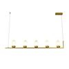 Nordic Minimalist Glass Chandelier with Milk White Shade for Dining Table