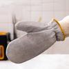 1 Pair Steel Wire Cleaning Gloves Oil Bowl Artifact Dishwashing Brush Waterproof Heat Insulation Oven Gloves