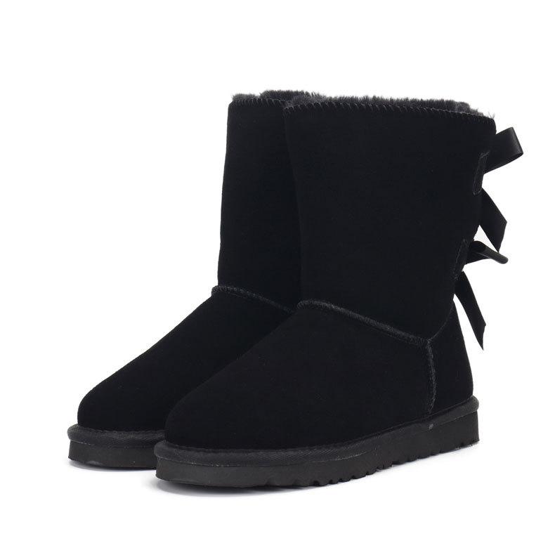 2023 Black Mid-barrel Snow Boots two
