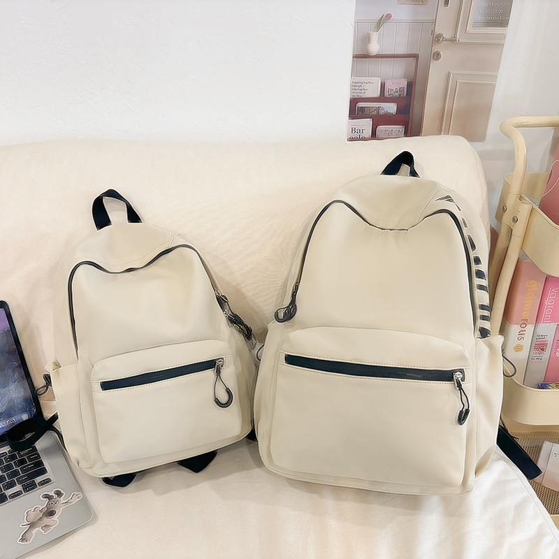 Girls Fashion Nylon Letter Backpack With Breathable Design For School And Travel