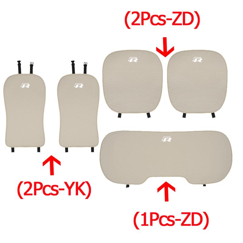 Voor VOLKSWAGEN VW Volkswagen Autostoelhoes IJszijde Kussen Beschermkussentjes Voor VW GTI Polo Golf Passat Tiguan Arteon Touareg CC