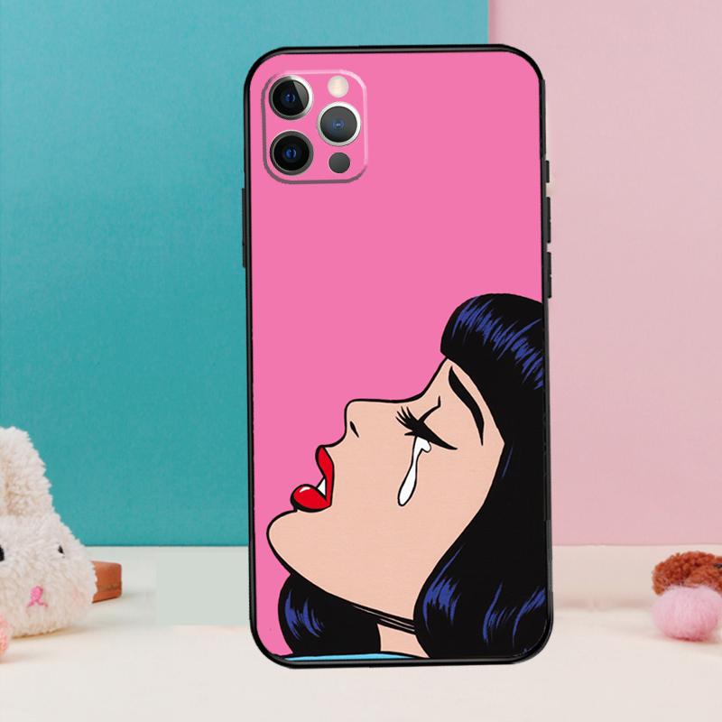 

Nun Pop Art Phone Case For iPhone 17 Air 16 15 14 13 12 11 Pro Max 12 13 mini 15 16 Plus 16e Cover Coque iPhone 13