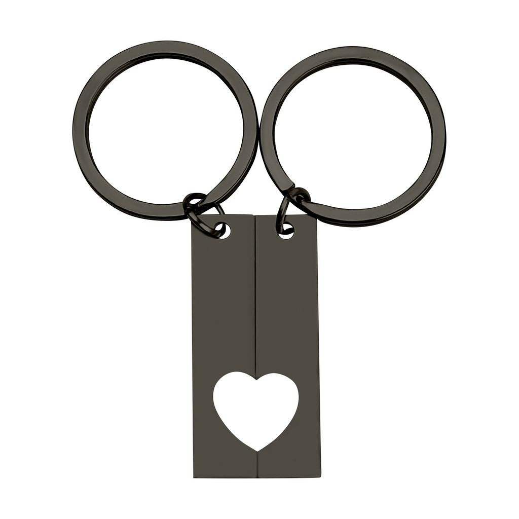 Men And Women Keychain Engraved Stainless Steel Keychain Birthday Gift Valentine's Day Gift For Him / Her