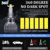 2PC 6000000LM 5500W H7 Led 360 H1 HB3 HB4 9012 HIR2 Led H11 H8 9006 9005 H27 880 881 Car Headlight Bulb Auto Fog Lamp 3D Chips