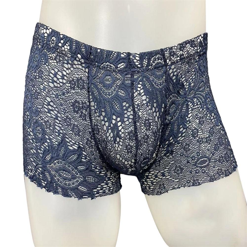Daily Panties Underwear Lace Low Waist Mens Pouch Sexy