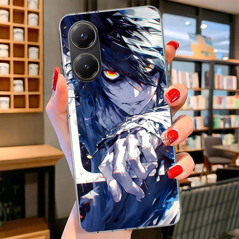 N-Note D-Death L Lawliet Phone Case For Xiaomi Poco F7 Ultra X7 X6 X5 Pro M7 Redmi 15C 15 13C 13 12C 12 10C 10 9A 9C 9T 9 Shell