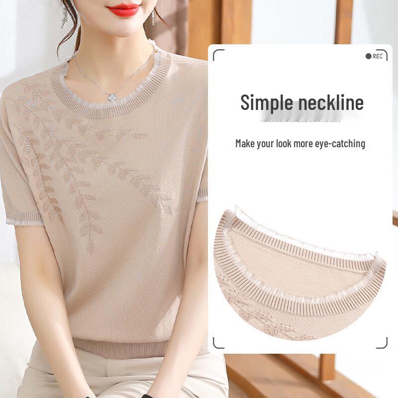 Women s Summer Knit Age-Reducing T-Shirt L