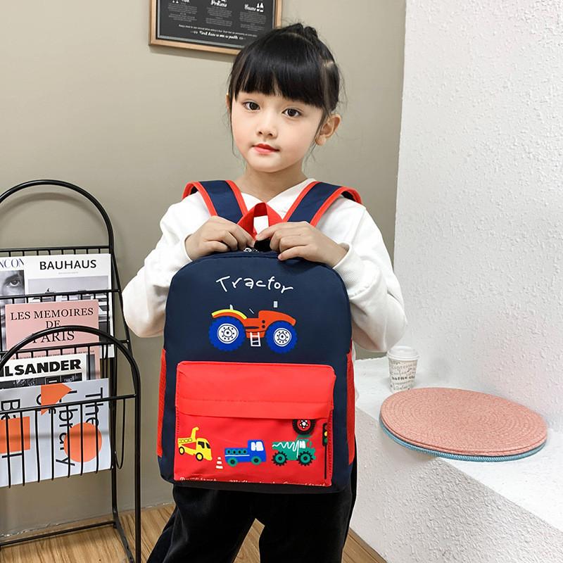 Adorable Cartoon Dinosaur Car Backpack For Kids Durable And Waterproof School Bag
