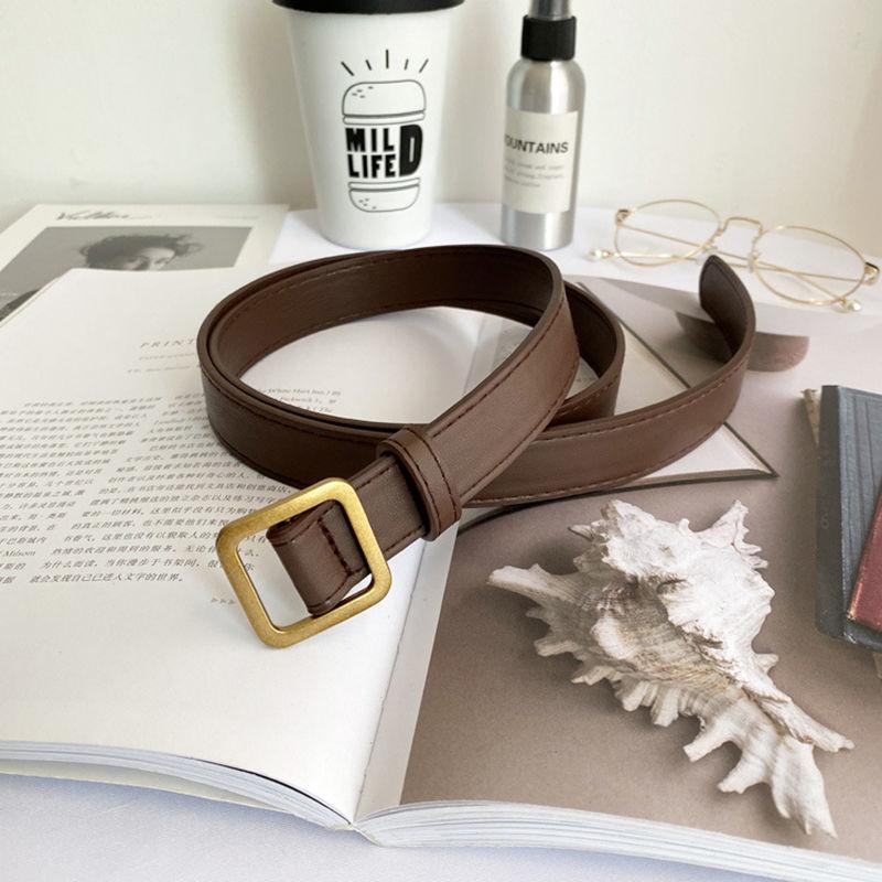 

Smooth Black Versatile Pu Waist Belt For Women Great For Everyday Wear And Statements Fashion коричневий