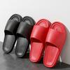 Women's Solid Color Slippers Casual Open Toe Shoes Comfortable Indoor Home Bathroom Slippers
