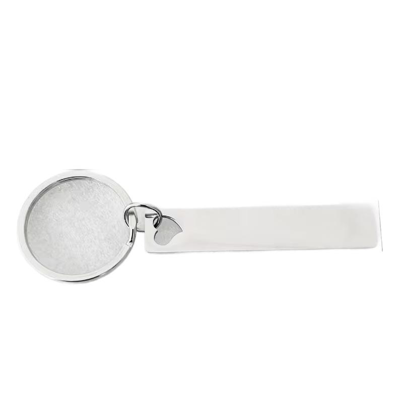Stainless Steel 'Drive Safe' Heart Keychain for Couples