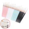 1/5Pcs 7/9/11/15/25Mm Nail Liner Brush Set Drawing Lines Stripe Painting Flower Pen Nail Art Manicure Metal Handle