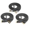 2RCA til 2RCA Forlengelseskabel 2 Hann til 2 Hunn 2RCA Stereo Lydforlengerkabel for Høyttalere Forsterkere Mikser HDTV