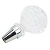 Crystal Gear Shift Lever Knob Ball Shape Universal for Manual Transmission Car with 3 AdaptersType B