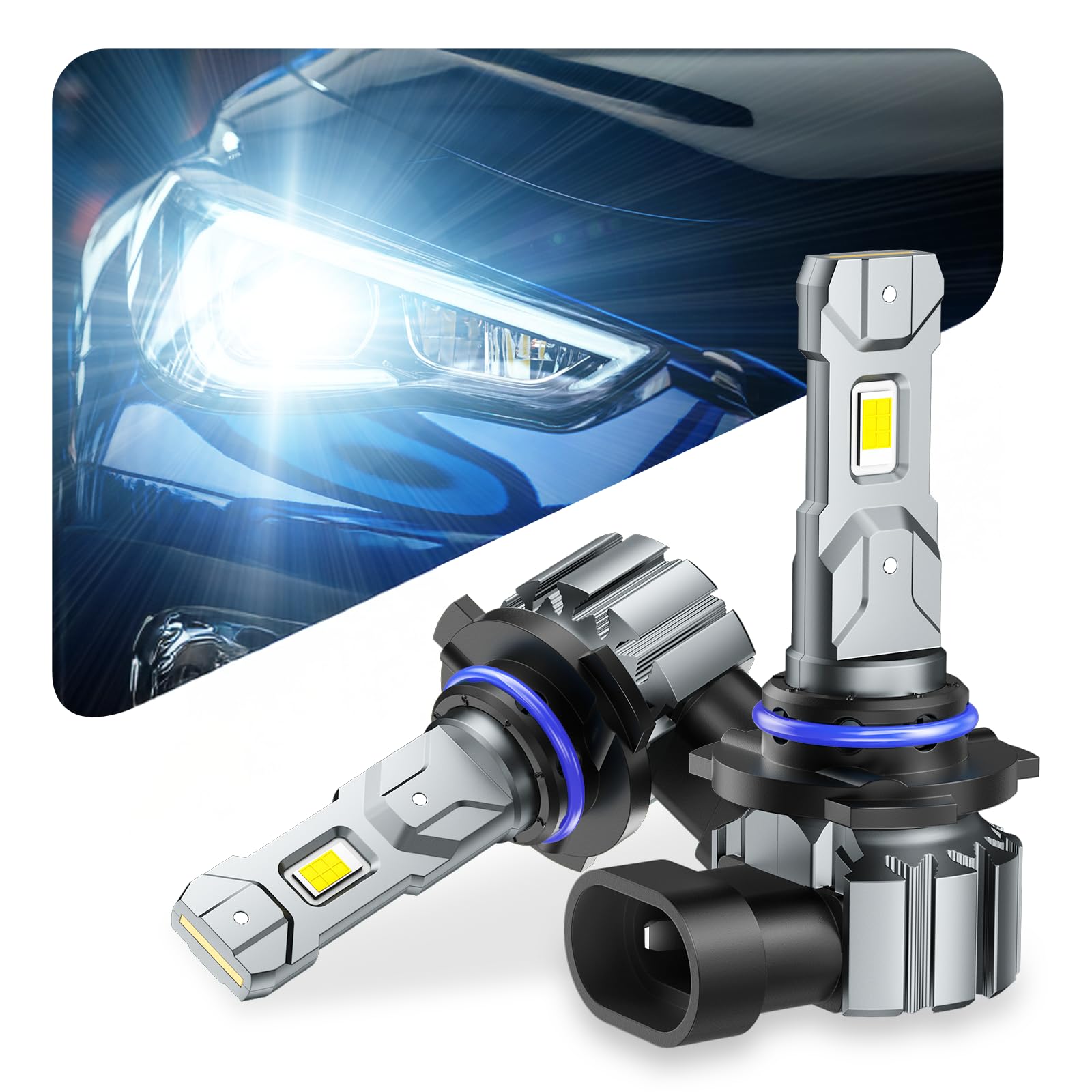 

Marsauto 9006 Светодиодная фара 48000 лм Сверхяркая 1:1 Мини-размер Эффективное рассеивание тепла Легко