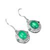 Women's Diamond Inlaid Drop Earrings: Trendy, Fashionable Multiple Ear Pendants