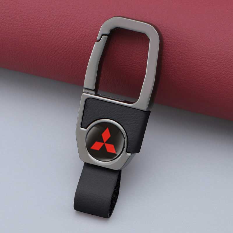 

Alloy Car Keychain Key Ring Holder Key Chain for Mitsubishi Mirage Eclipse Ralliart ASX Lancer Galant Outlander Pajero Cross