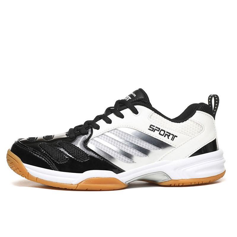 Breathable Anti-Slip Badminton Shoes Men Women Rubber Sole Low-Cut Lightweight Court Sneakers Tennis Table