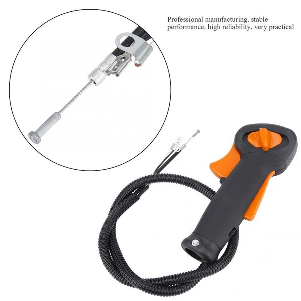 Throttle Control Handle Replacement for FS120 F 00 F 50 Lawn Mower Part OEM Compatible Plastic Handle with 1 Meter Line
