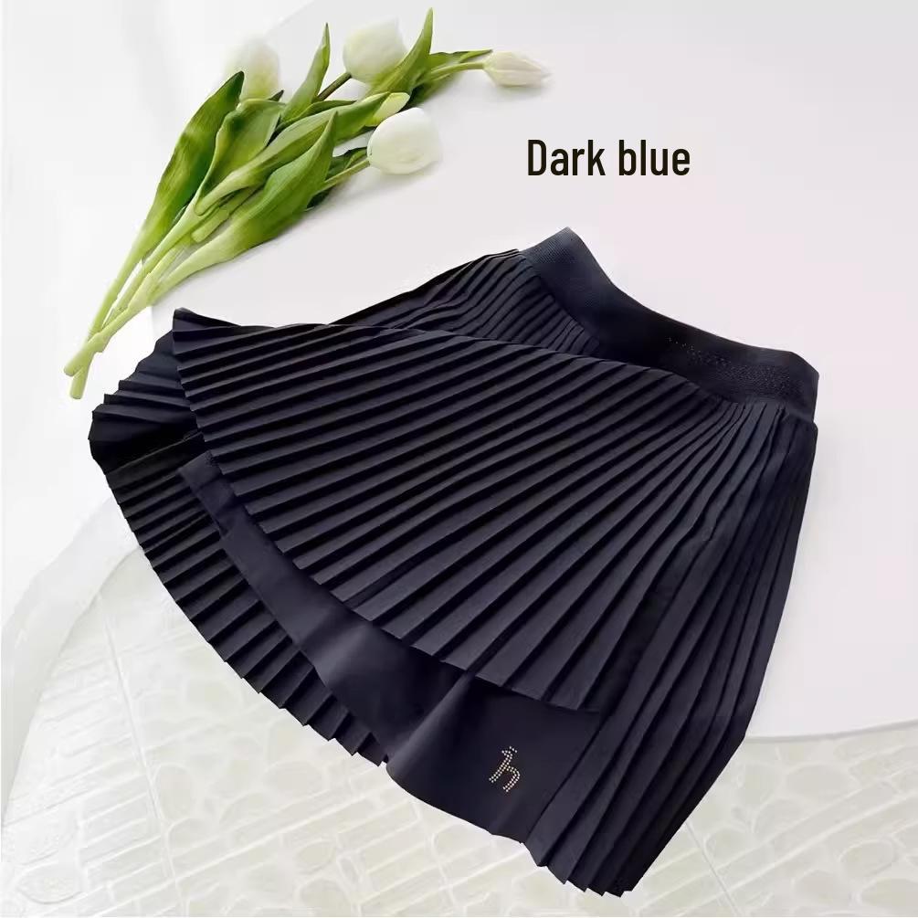 

Легкая быстросохнущая плиссированная теннисная юбка для девочек Size 120 (fits around 110cm)