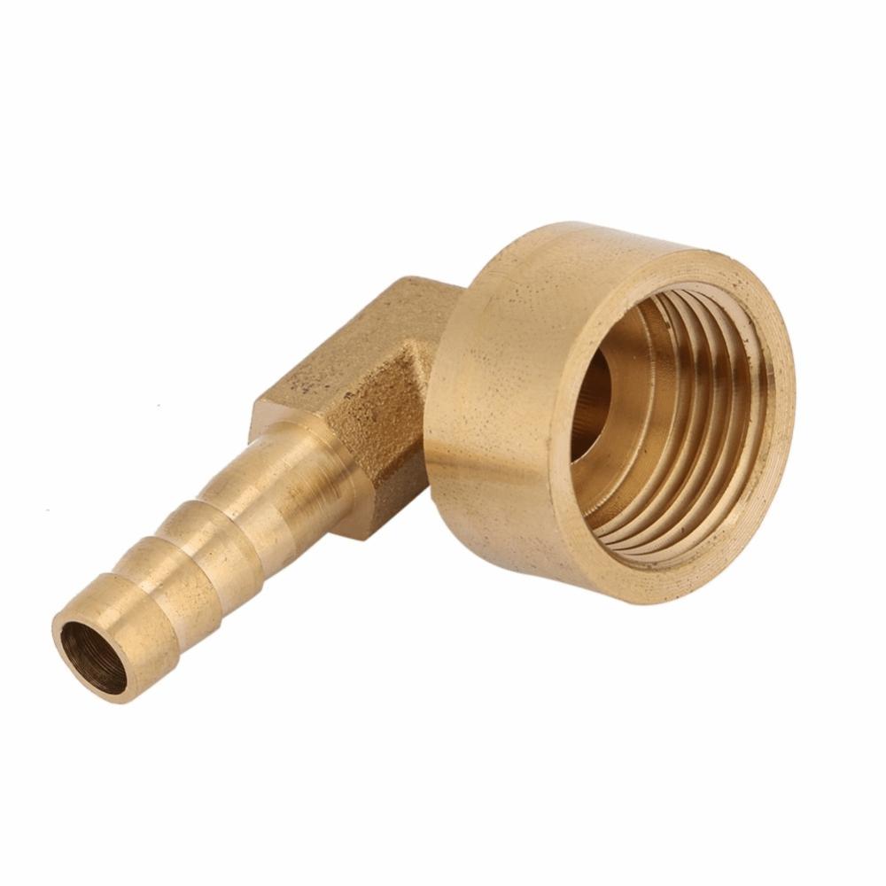 1pcs Swivel Nut Barb Hose Fitting 90 Degree Hose Barb Fitting Elbow Fuel/Water/Oil/Gas/Air