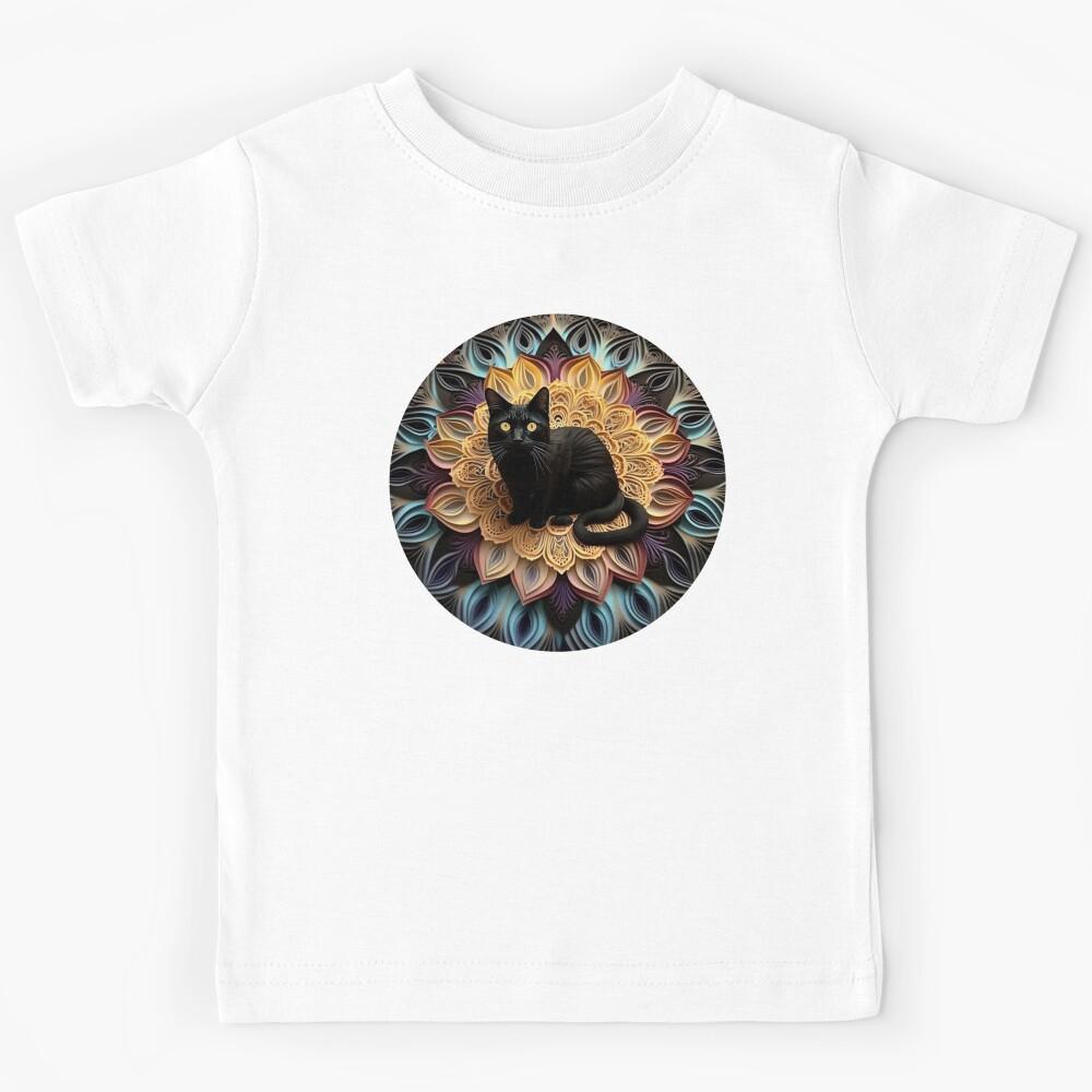 Cat Noir #1995 | Black Cat Kids T-Shirt 170
