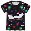Short Sleeves, Animated Cartoon Digital Printing, Middle-Aged And Older Children'S Loungewear Short Sleeves + Shorts Set 91187