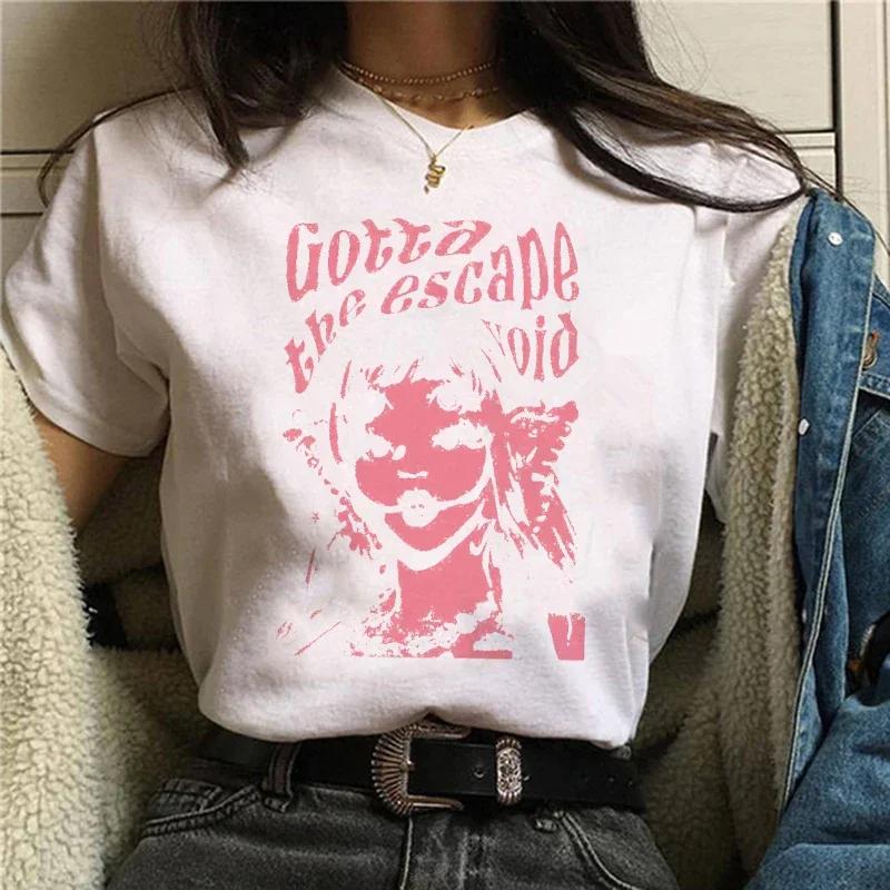 Футболка унисекс Y2k 90s Футболка Melanie Martinez Женская футболка Смешная унисексга Японская аниме футболка Женская одежда с комиксами