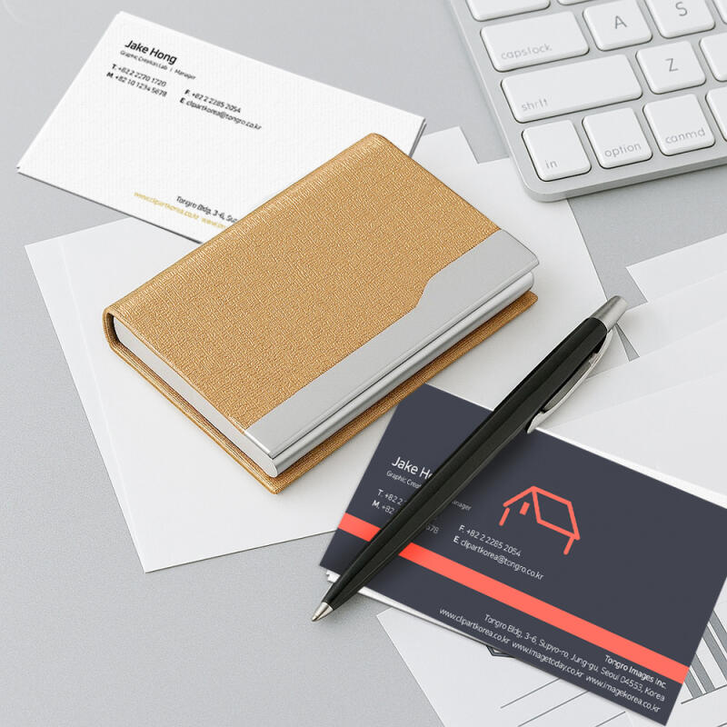 

Class Magnet Business Card Case (Gold) Business Card Holder