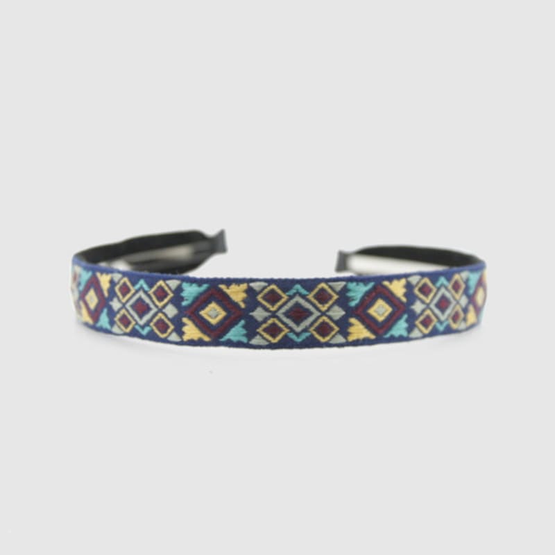 LALA Bohemian Imported Hairband M-Orange, Blue