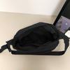 Nylon Crossbody Bag Men Women Casual Shoulder Bag with Front Pockets and Adjustable Strap