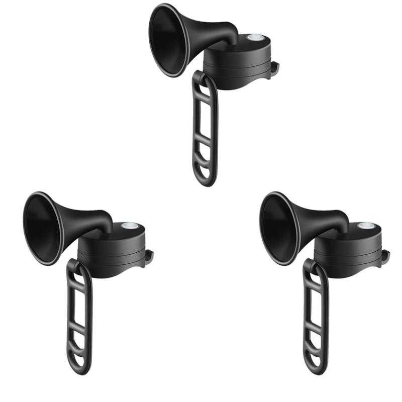 120Db Electric Bicycle Horn Loud Warning Bell 5 Modes Bicycle Warning Safety Ring Horn For Mountain Road Bike Scooter Accessory