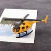 1Pcs New Children Helicopter Toy Alloy Airplane Model Simulation Metal Flying Model Toy Sound and Light Kids Gift