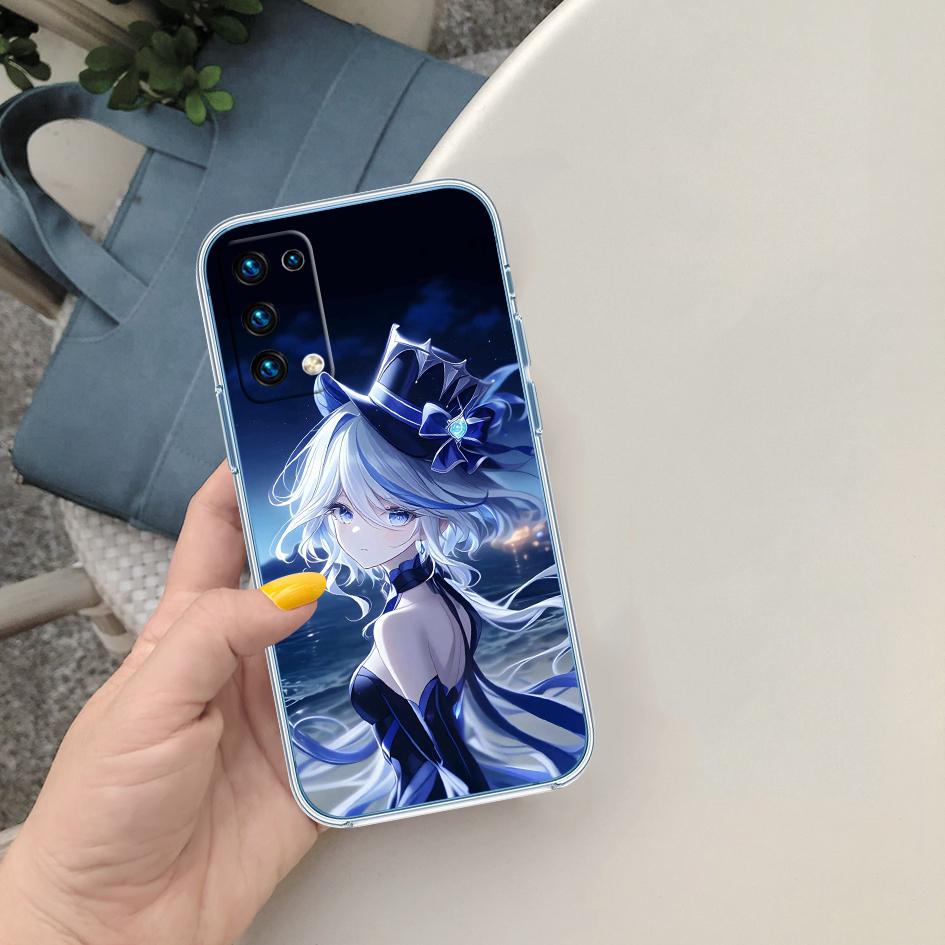 LO48 Genshin Impact Furina Aether Case for LG K22 K30 K40 K40S K41 K42 K50 K50S K51 K51S K52 K61 K62 K71 K92 Q60 Q61 V40 V50 V60