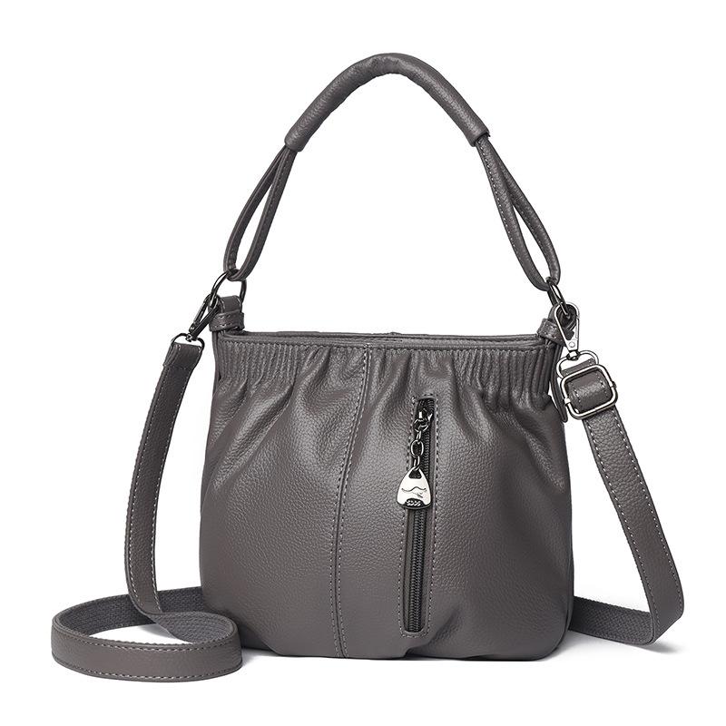 Handbag bag women's new fashion versatile messenger bag large capacity simple shoulder bucket bag