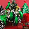 4PCS Christmas Cucumber Pendant with Lanyard Cute Glass Cucumber Hanging Ornaments Christmas Tree