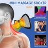 Elektrisches EMS-Nackenmassagegerät Mini Cervical Back Patch Stimulator Massageador Matte Tragbare Gel Pad Aufkleber Slim