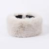 Autumn and Winter Imitation Fox Hair Thickened Fur Roofless Hat Thermal Ear Protection Hat Ring Headgear Headband Empty Top Hat