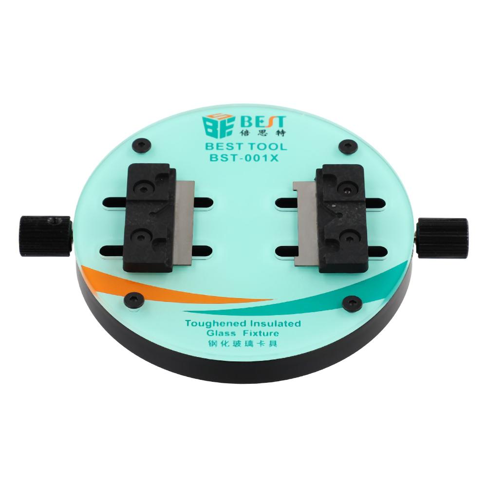 

BEST BST-001X Toughened Insulated Glass Fixture for Motherboard/Chip Anti Static Clamping Fixed Tool