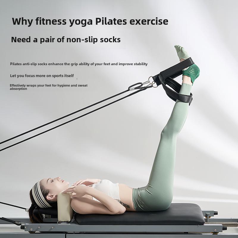 Gradient Dotted Non-Slip Mesh Yoga Socks - Women's Backless Five-Finger Split-Toe for Spring and Summer