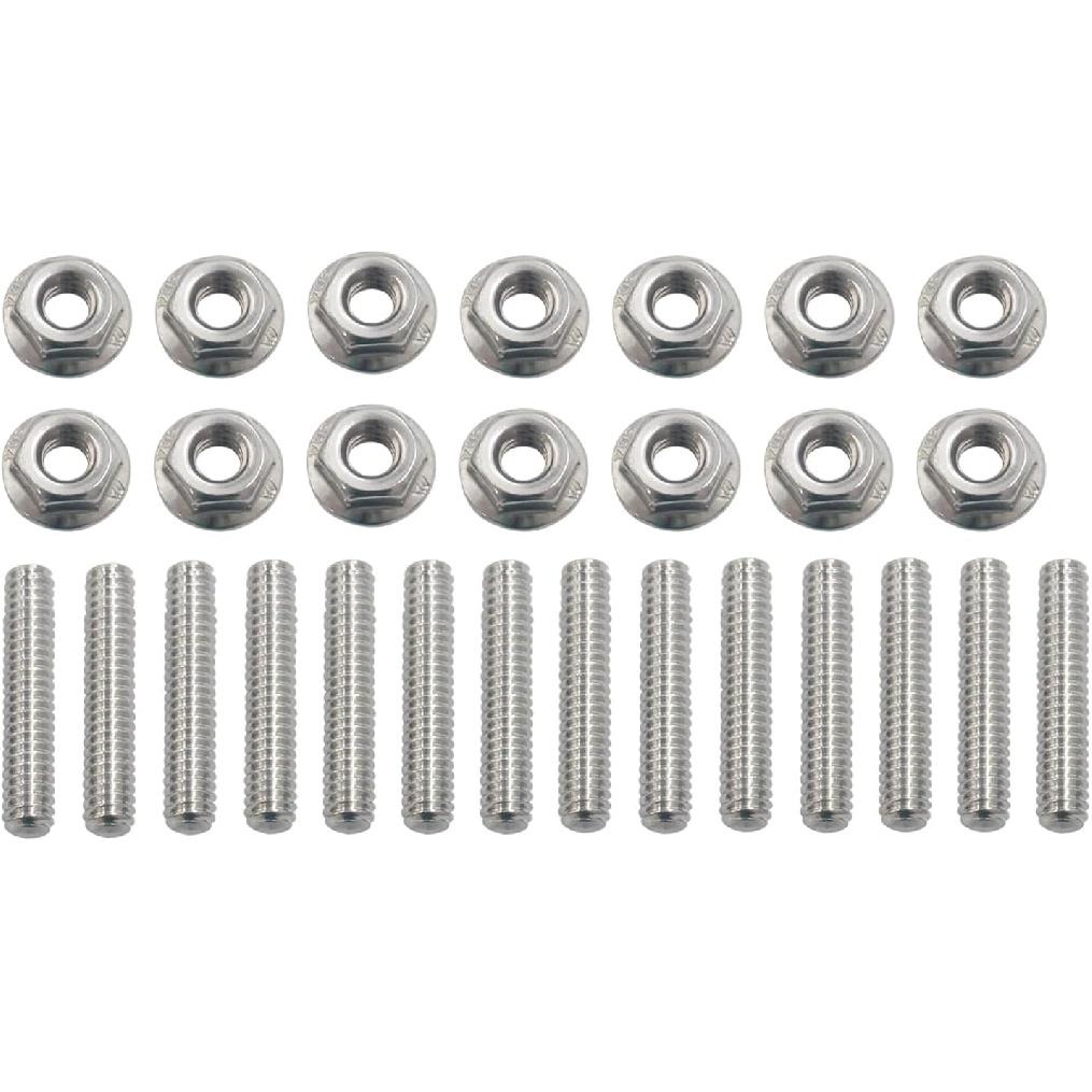 

GoolRC Valve Cover Bolts Kit Compatible with CHEVY 396 402 427 454 502 GM BIG BLOCK, BBC Valve Covers Bolt Studs Small Block Chrome Steel Valve