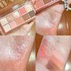 10-Color Smoky Eye Shadow Palette Long-Lasting Matte & Shimmery Finish Black Brown Coral Pink Earth Tones for Face Contouring and Everyday Makeup Look