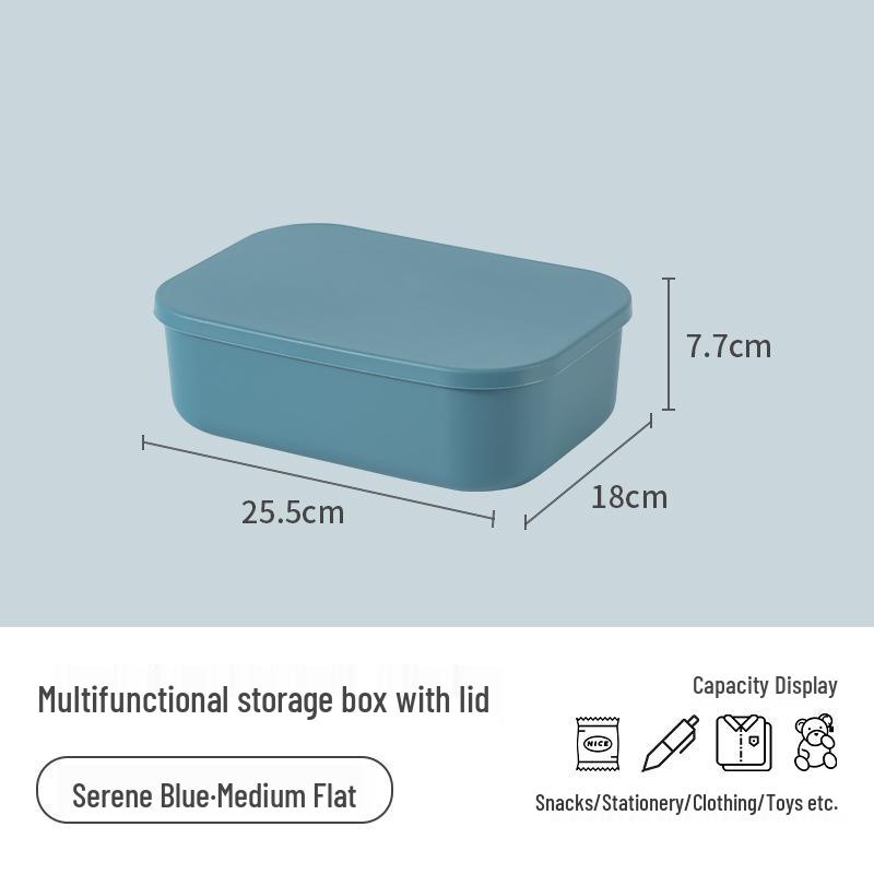 Stapelbarer Kunststoff-Aufbewahrungsbehälter für Haushalt, Wohnzimmer, Schlafzimmer, Studentenwohnheim - Spielzeug-Organizer