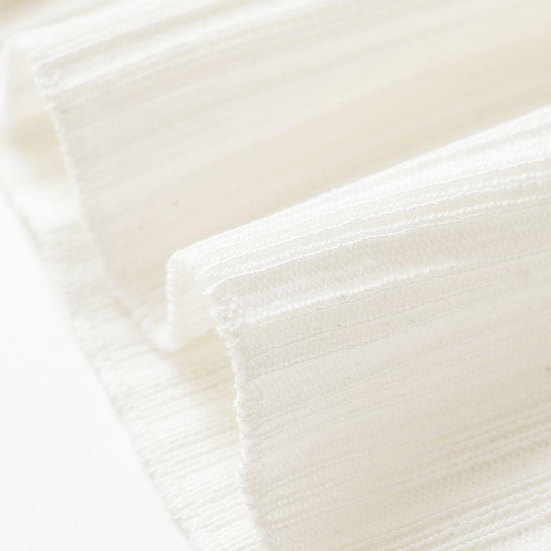 Kaslead New Women clothes Western Style Bowknot Decoration Warp Knitting Lead Lapel Top 4770171 251