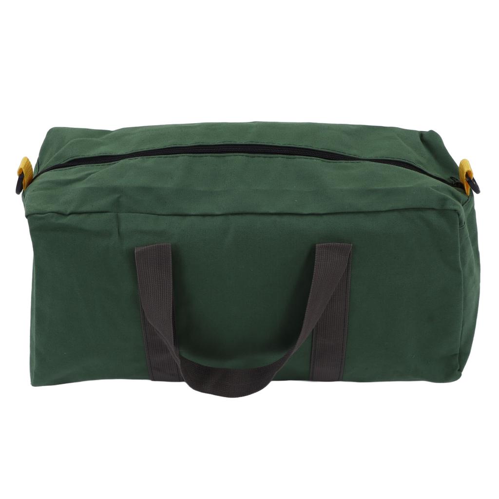 Hand Tool Bag Waterproof Heavy Duty Large Capacity Wide Mouth Canvas Portable Tool Tote for