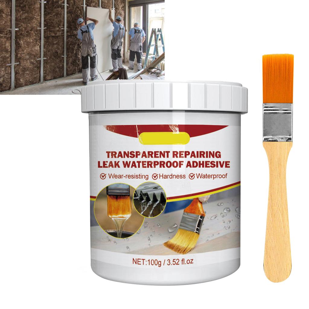 Transparent Waterproof Coating Agent Leak Proof Insulating Rebrushed Shiny Sealant for Floor