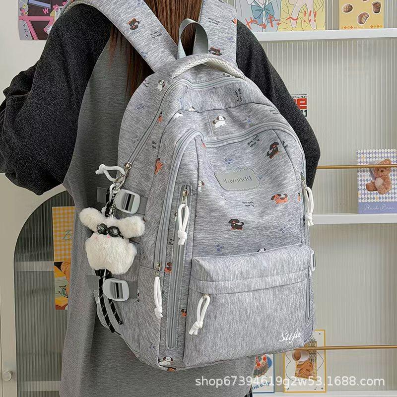 Sac à dos1011 nouveau sac à dos de grande capacité style ins de grande valeur sac à dos imprimé style fille Mori sac à dos pour élève de collège