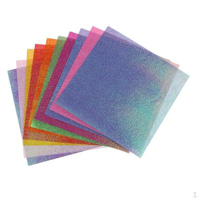 50 Colored Pearl Paper Handmade DIY Folding Craft