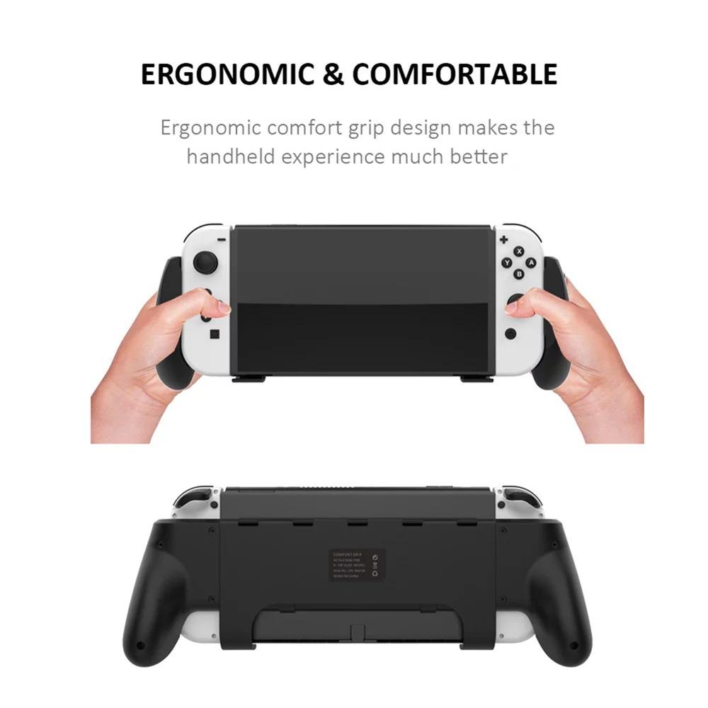 Grip Case for Nintendo Switch OLED - Ergonomic Comfort Protective Grip Case for Nintendo Switch OLED Console and Joy-Con